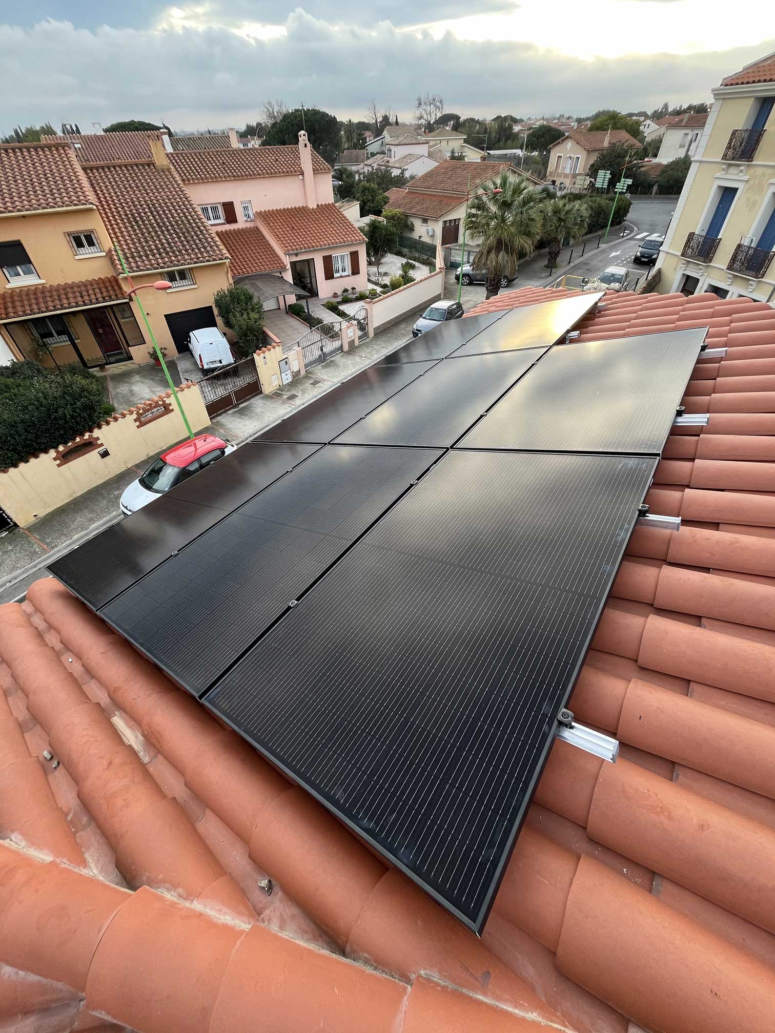 panneaux photovoltaiques saint esteve energie renouvelable sani clim 66 palmade